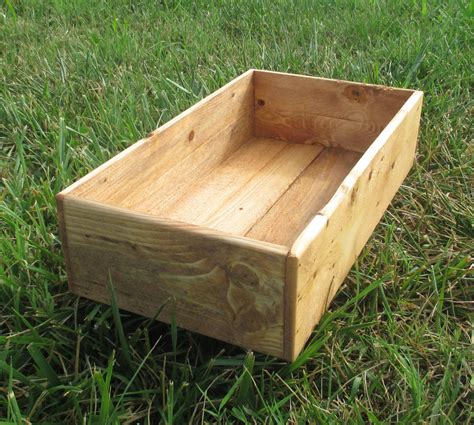 Reclaimed Wood Storage Box 